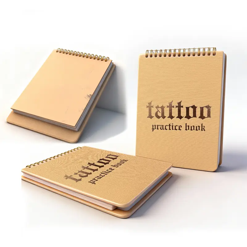SakerplusĀ® Spiral Bound Tattoo Practice Skin Book - Image 9