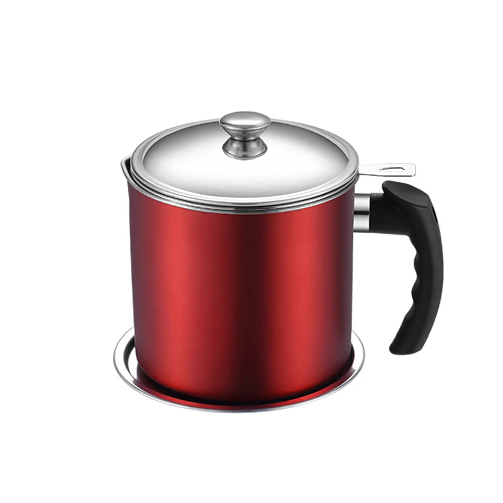 SakerplusĀ® Stainless Steel Oil Pot with Filter - Image 2