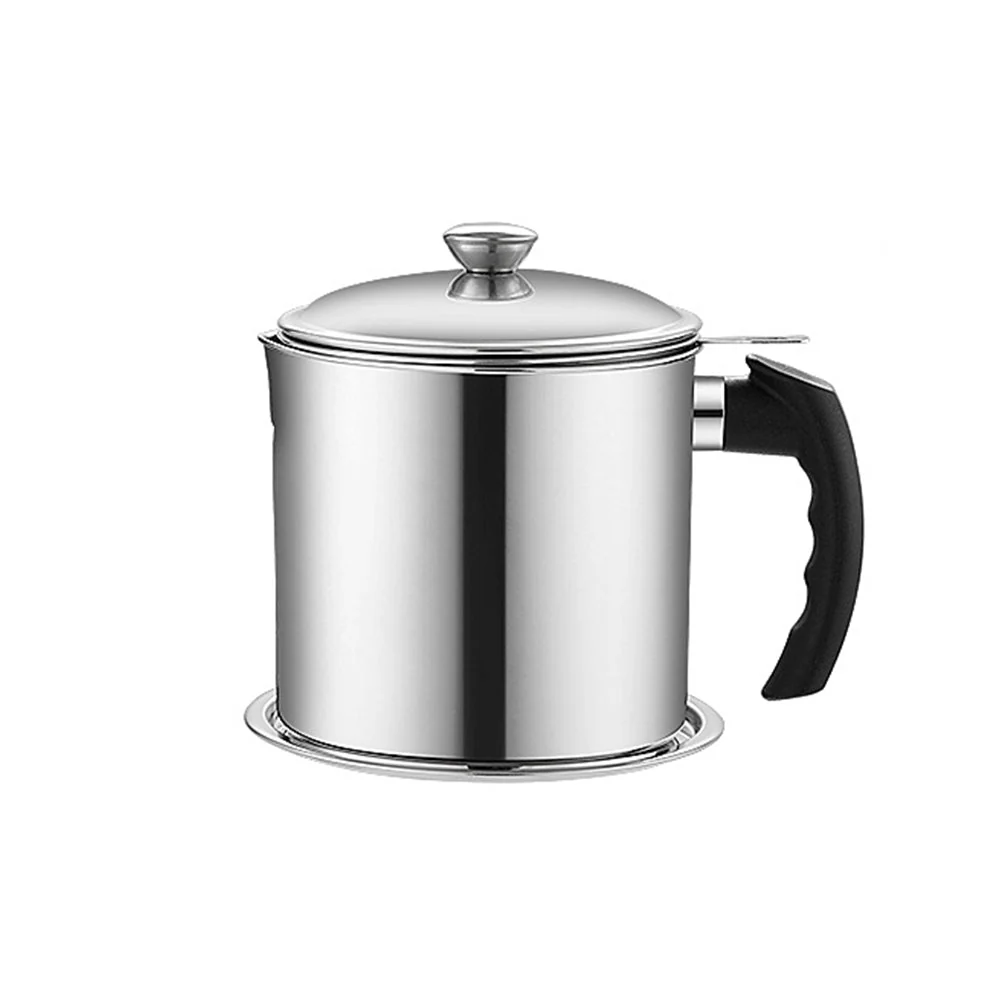 SakerplusĀ® Stainless Steel Oil Pot with Filter - Image 3