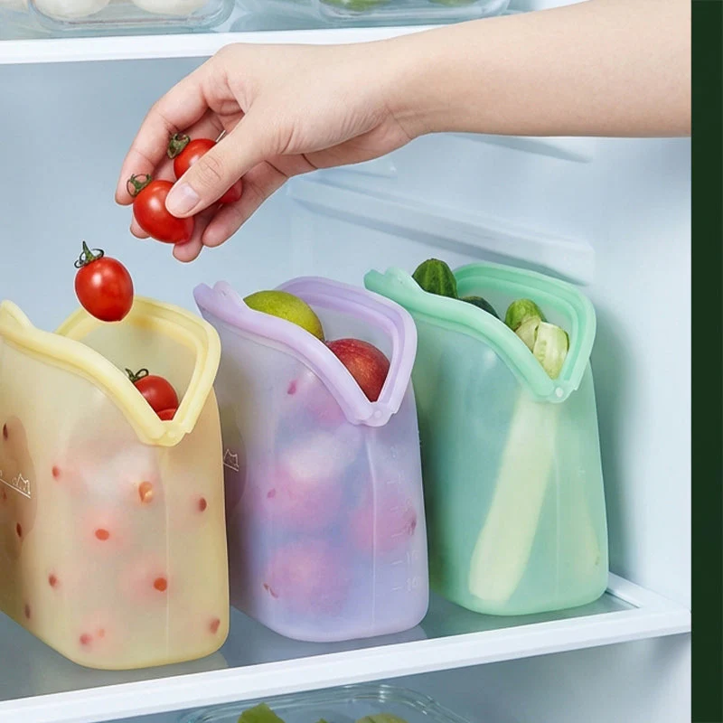 Sakerplus® Stand Up Silicone Food Storage Bag - Image 7