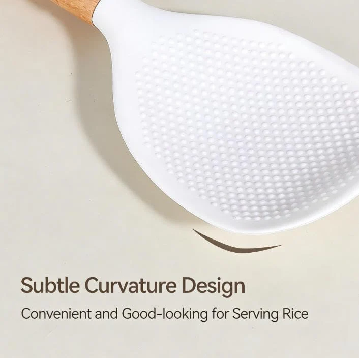 Sakerplus® Standing Silicone Rice Spoon Utensil - Image 4