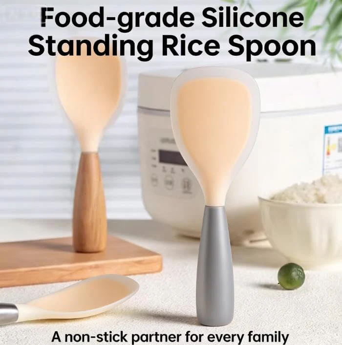 Sakerplus® Standing Silicone Rice Spoon Utensil - Image 5