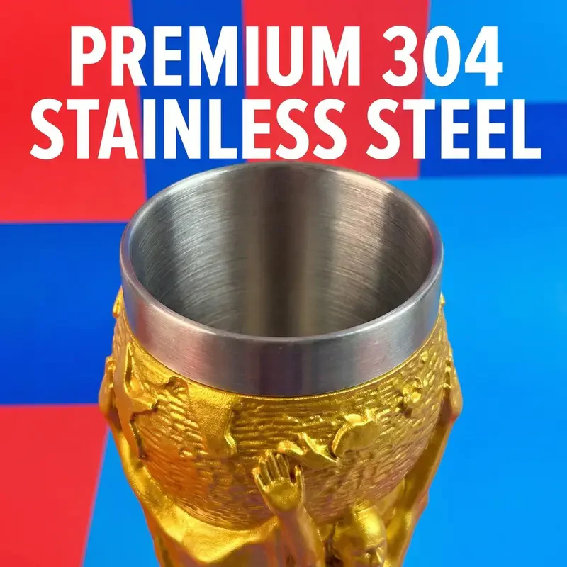Sakerplus® Summer Soccer Trophy Cup Collectible - Image 3