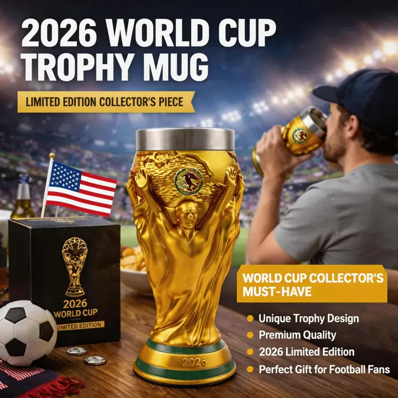 Sakerplus® Summer Soccer Trophy Cup Collectible - Image 4