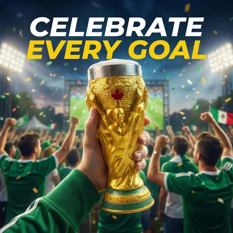 Sakerplus® Summer Soccer Trophy Cup Collectible - Image 7