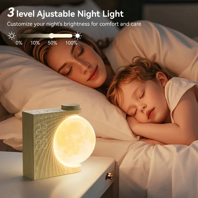 Sakerplus® Sunrise Alarm Clock Moon Lamp - Image 2