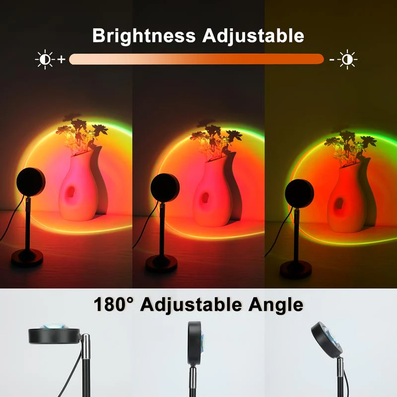 SakerplusĀ® Sunset Lamp Projector With Rotation - Image 7
