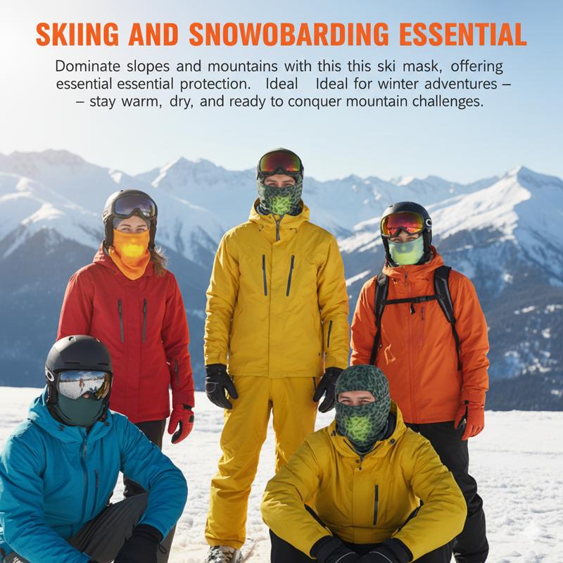 Sakerplus® Thermochromic Cycling Face Mask Balaclava - Image 9
