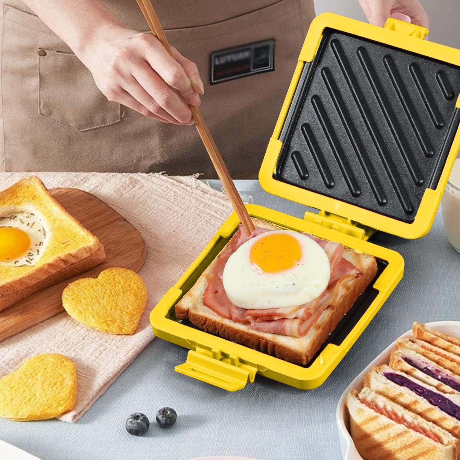 SakerplusĀ® Toastie Sandwich Maker - Image 2