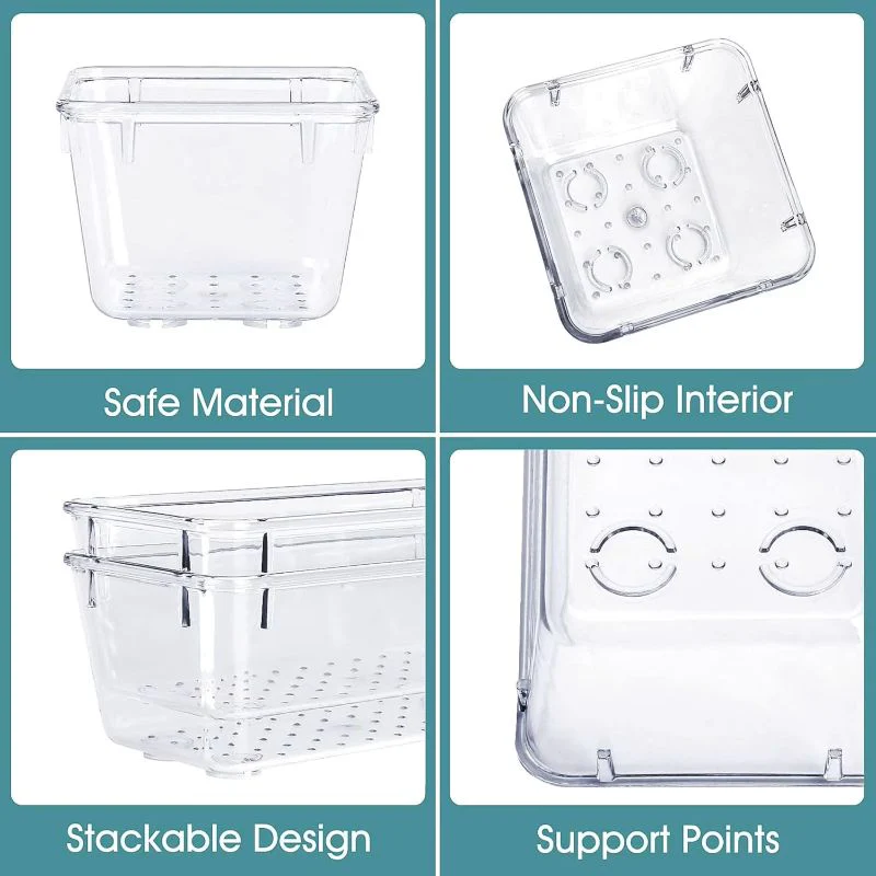 SakerplusĀ® Transparent Drawer Organizer Storage Set - Image 5