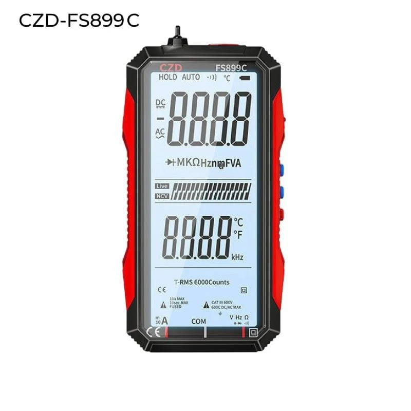 Sakerplus® True RMS 6000-Count Digital Voltmeter - Image 13