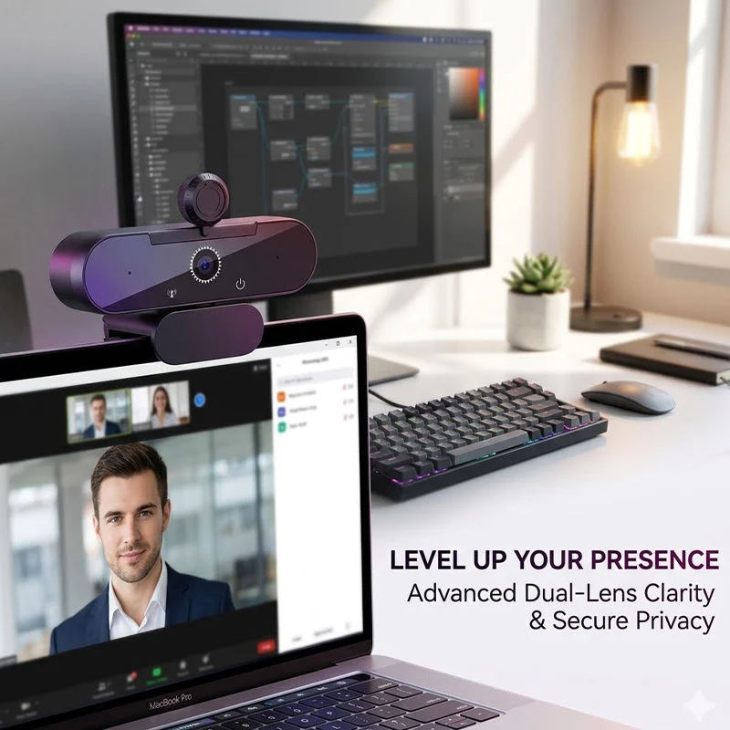 Sakerplus® Ultra HD 4K Webcam With Microphone - Image 10