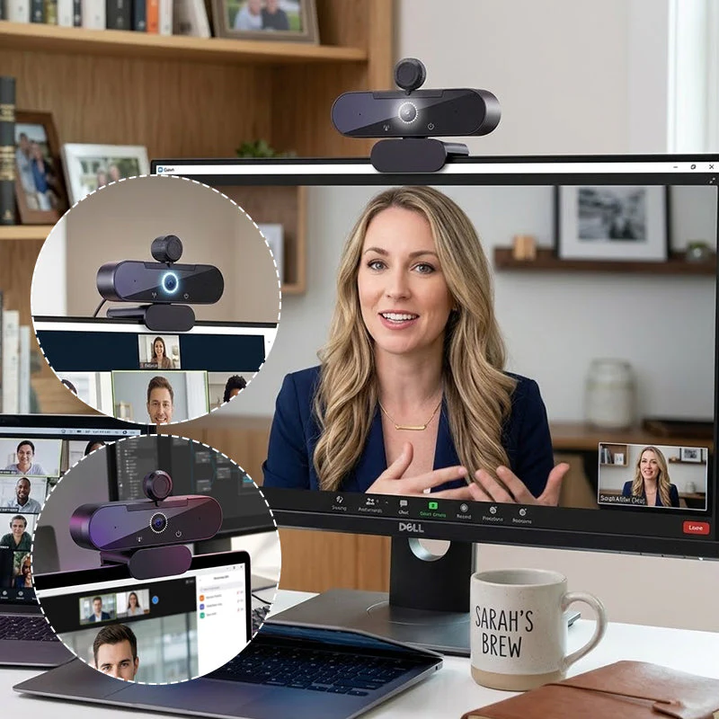 Sakerplus® Ultra HD 4K Webcam With Microphone - Image 2