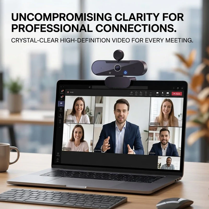 Sakerplus® Ultra HD 4K Webcam With Microphone - Image 6
