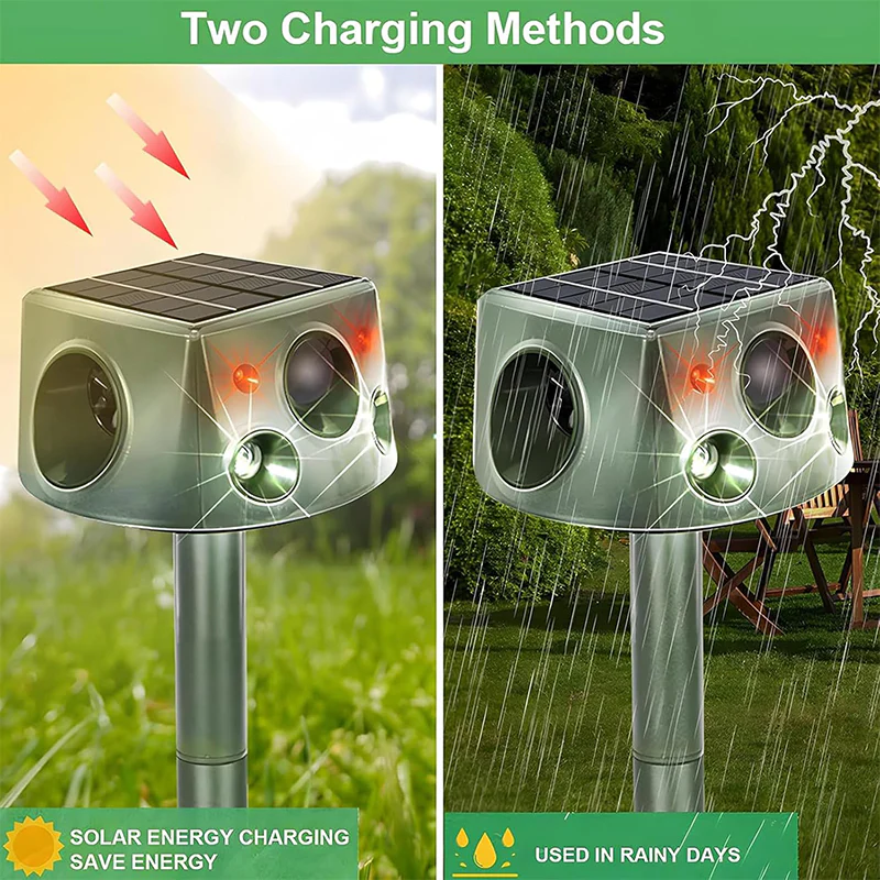 Sakerplus® Ultrasonic Garden Animal Repeller Device - Image 7
