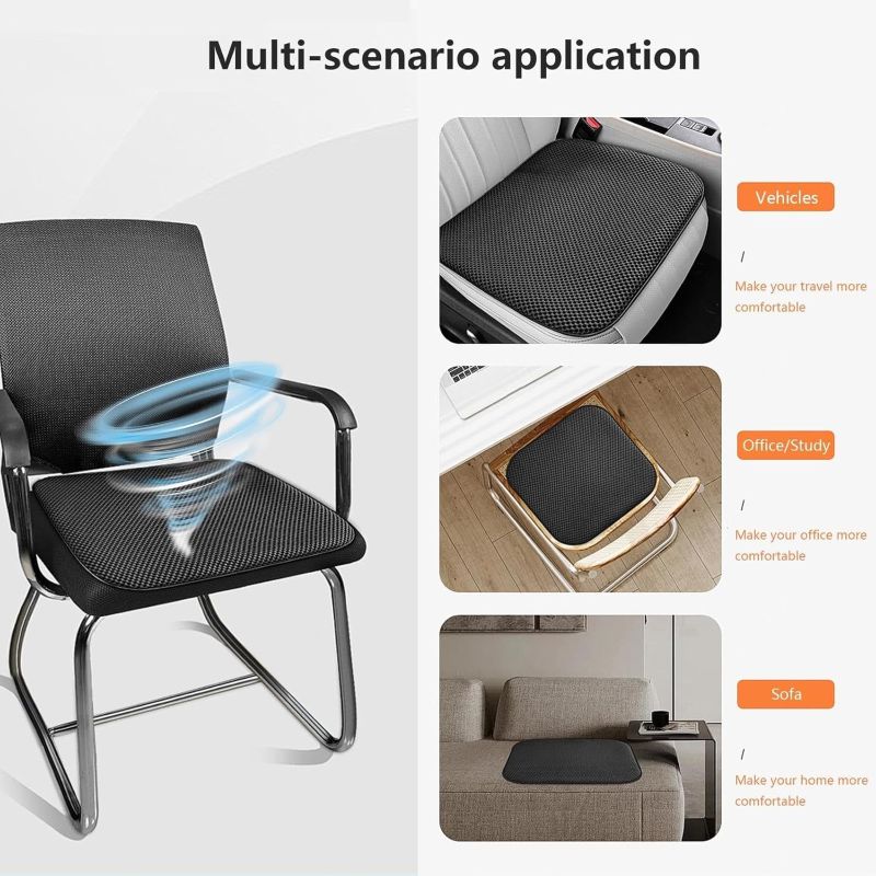 Sakerplus® Universal USB Cooling Seat Cushion - Image 4
