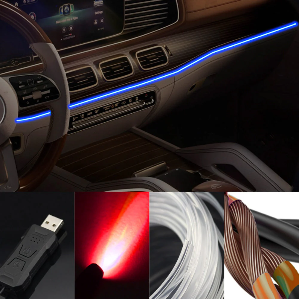 SakerplusĀ® USB Car LED Lights with APP Control - Image 12