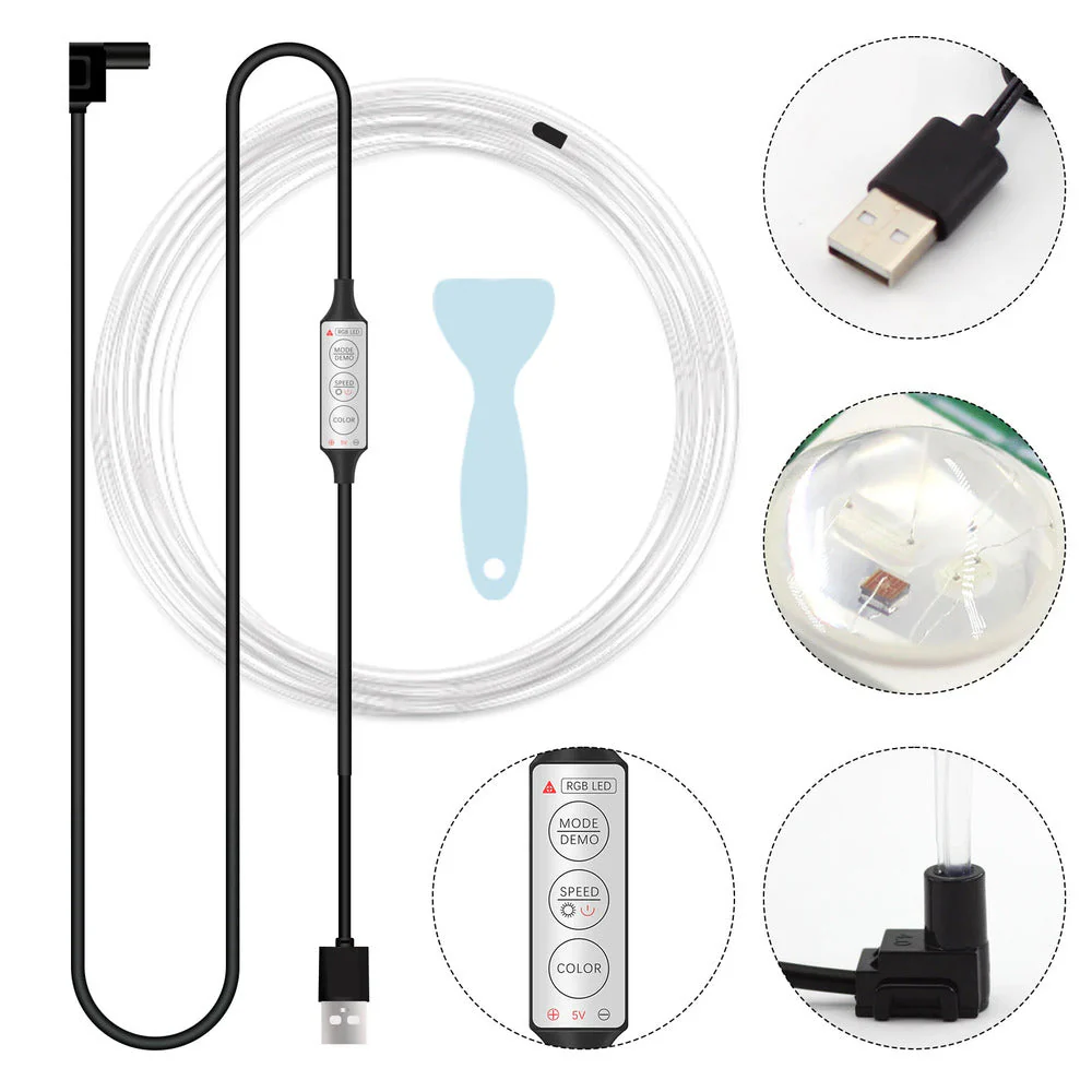 SakerplusĀ® USB Car LED Lights with APP Control - Image 17