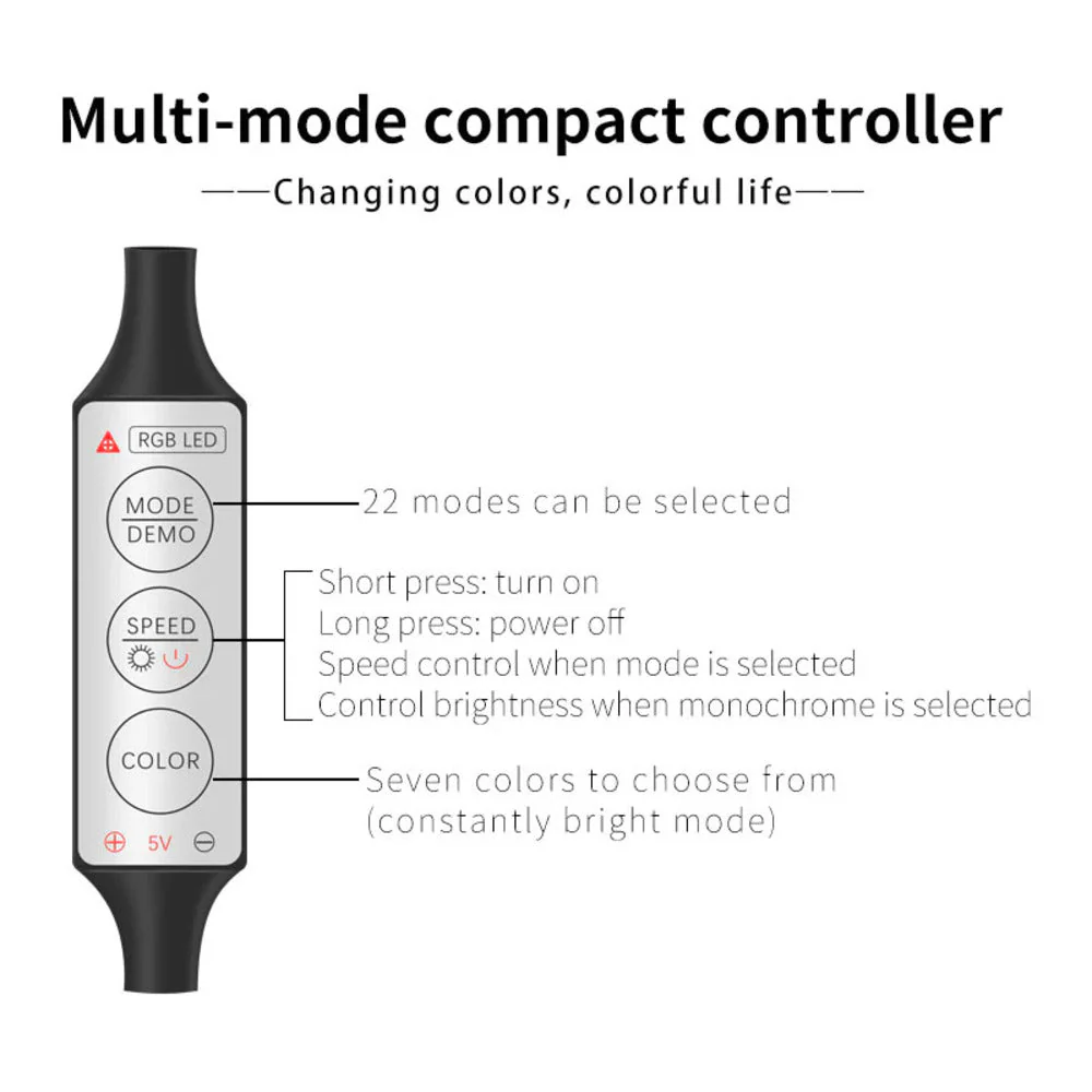 SakerplusĀ® USB Car LED Lights with APP Control - Image 8