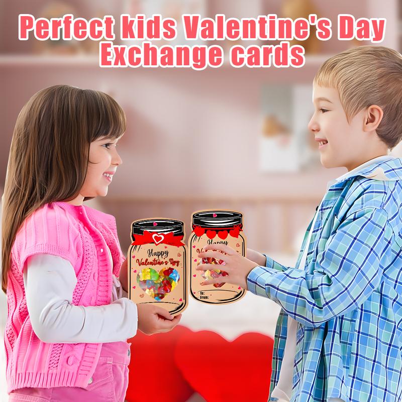 SakerplusĀ® Valentine Candy Jar Cards Set - Image 3
