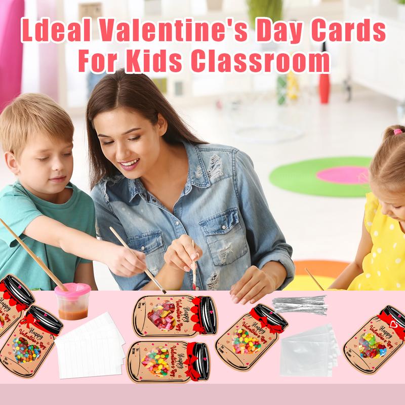 SakerplusĀ® Valentine Candy Jar Cards Set - Image 6