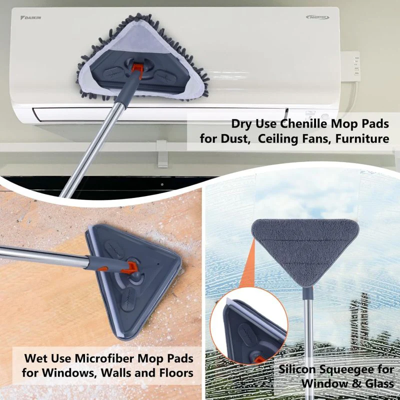 Sakerplus® Wall Mop Cleaner With Long Handle - Image 4