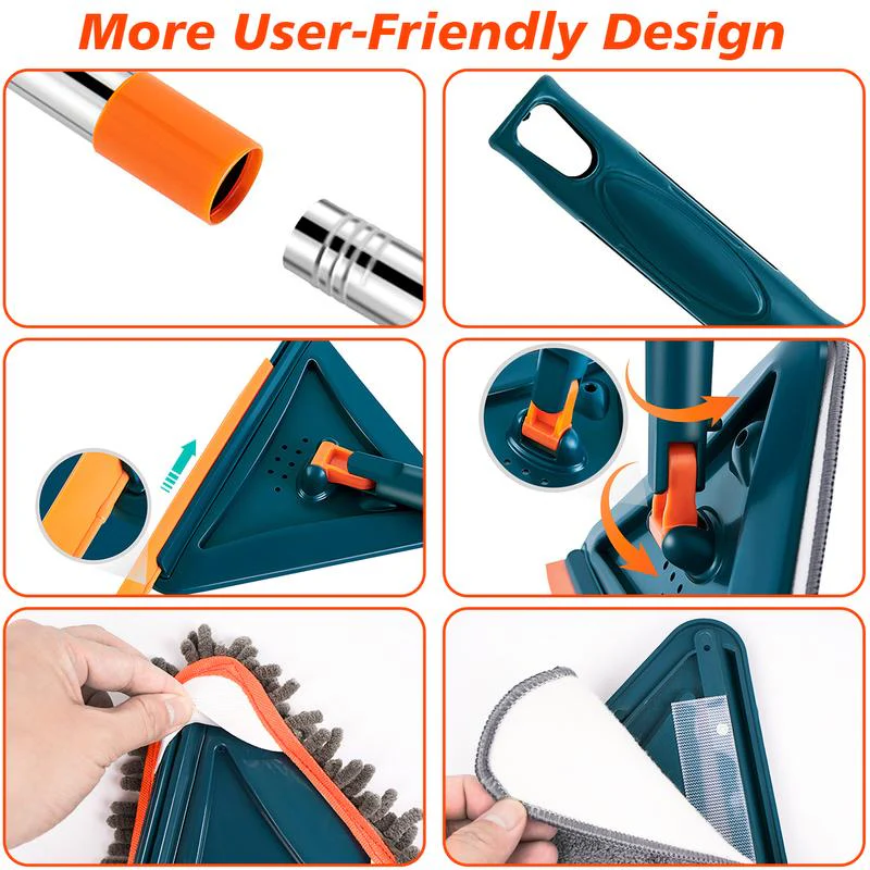 Sakerplus® Wall Mop Cleaner With Long Handle - Image 7
