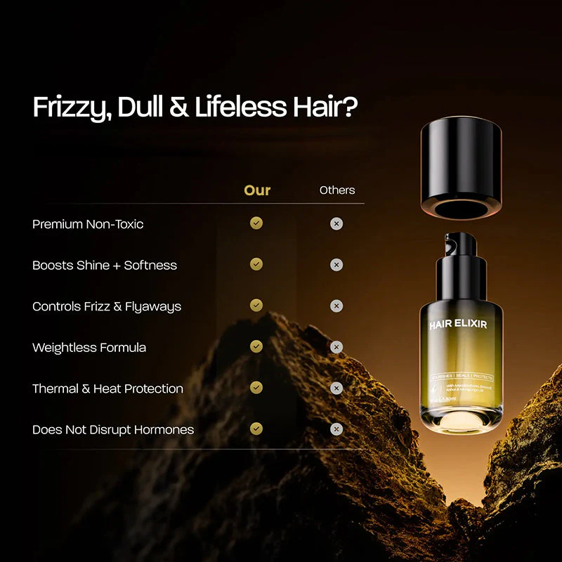 SakerplusĀ® Weightless Shine Serum For All Hair Types - Image 7