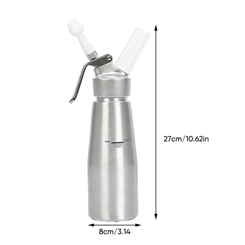 SakerplusĀ® Whipped Cream Dispenser Aluminum Professional - Image 11
