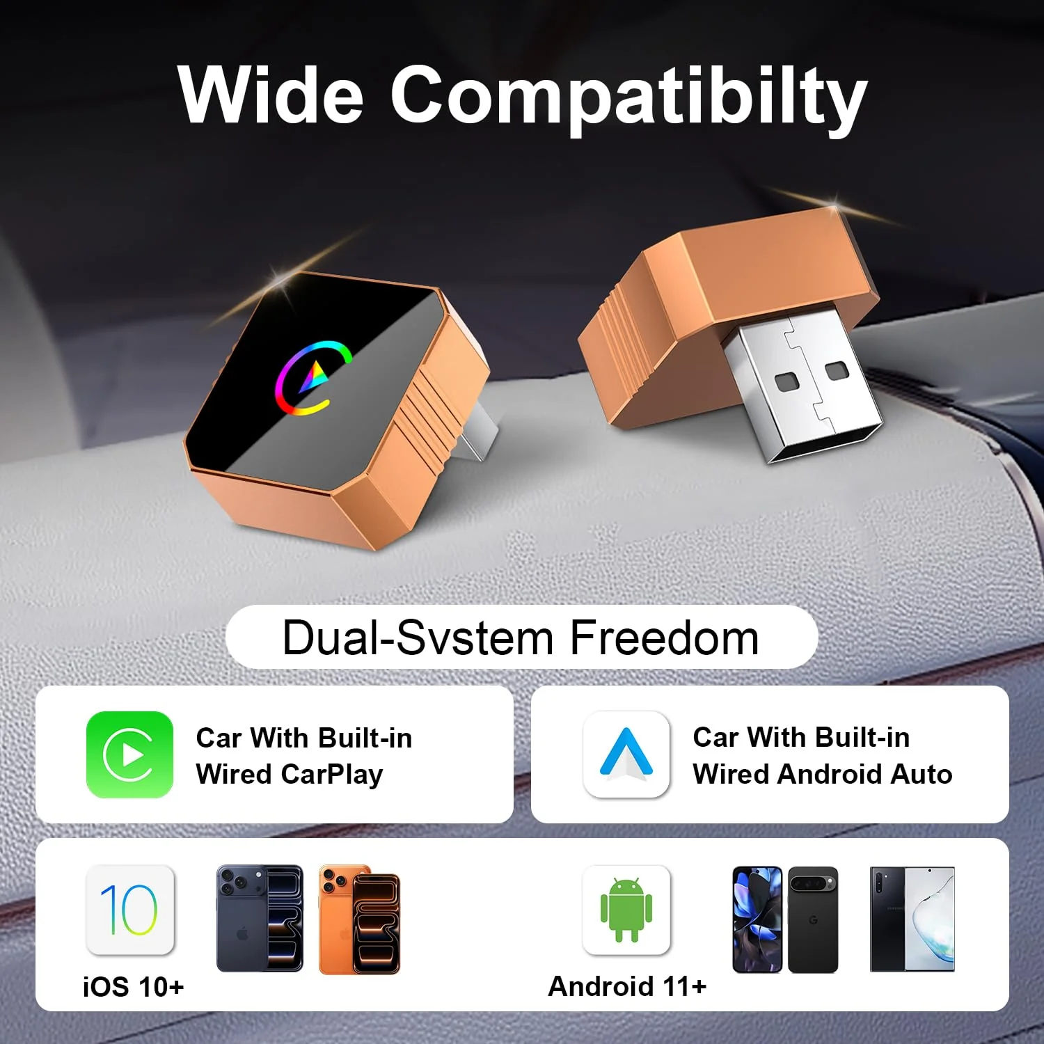 Sakerplus® Wireless Carplay Adapter Upgrade - Image 8