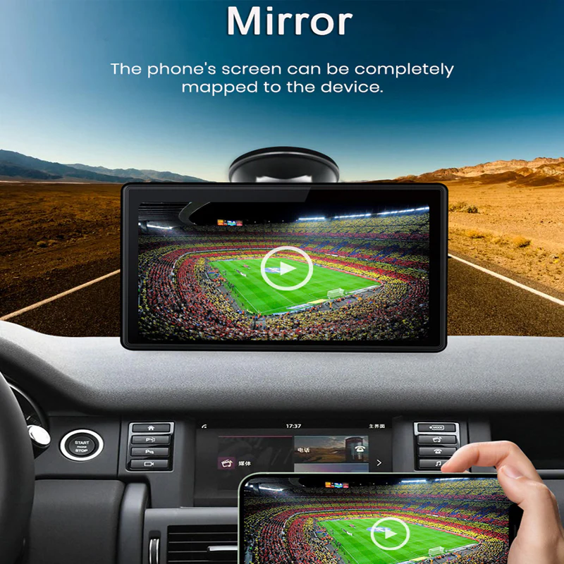 Sakerplus® Wireless CarPlay Portable Touchscreen Stereo - Image 14