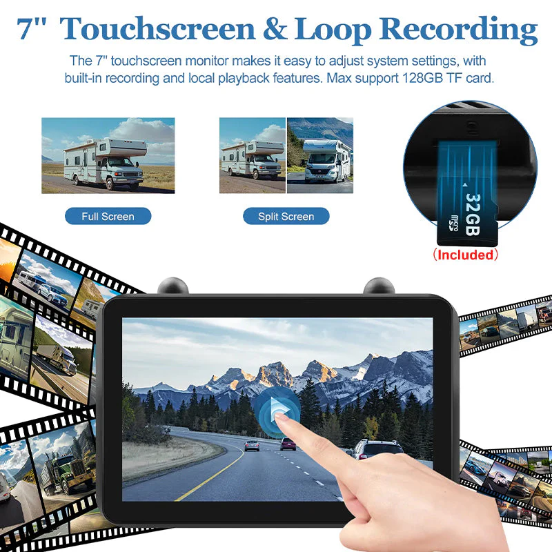 Sakerplus® Wireless Solar Backup Camera System - Image 4
