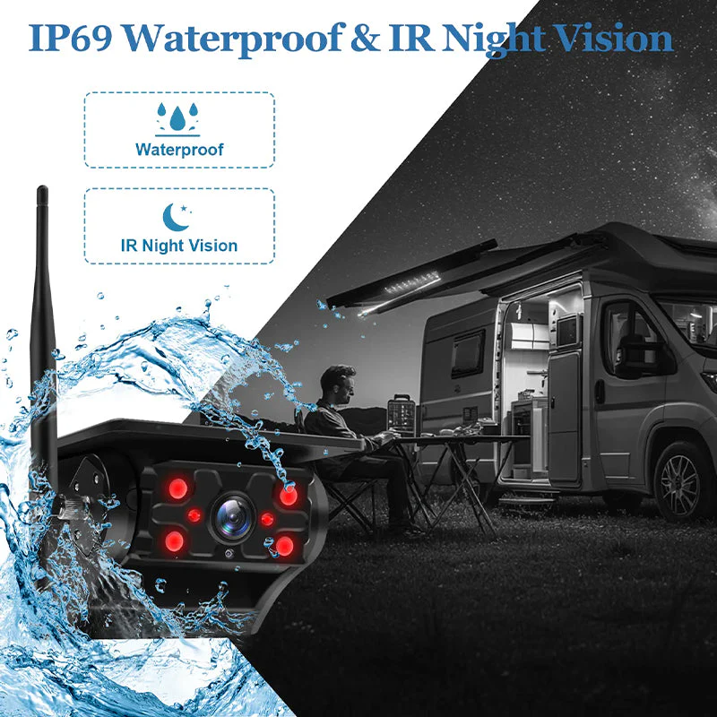 Sakerplus® Wireless Solar Backup Camera System - Image 9