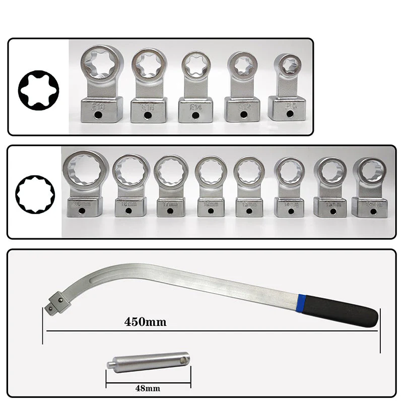 Sakerplus 15Pcs Universal Belt Tensioner Pulley Tool Kit - Image 5