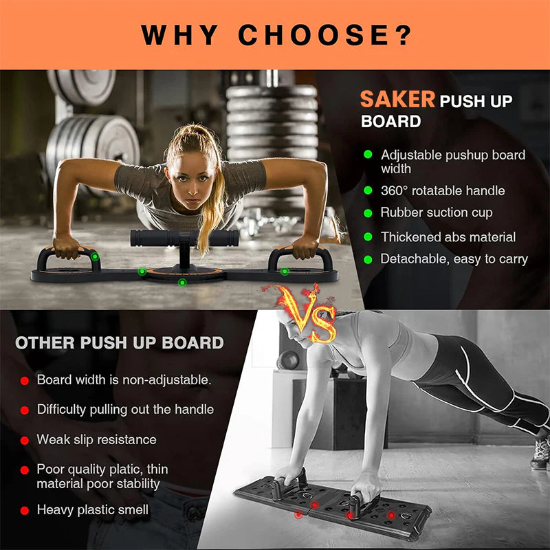 Sakerplus 4 in 1 Push Up Board - Image 11