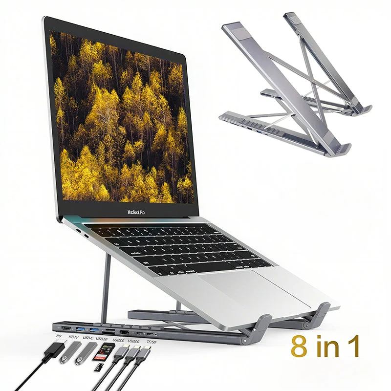 Sakerplus 8-in-1 USB-C Laptop Docking Station - Image 3