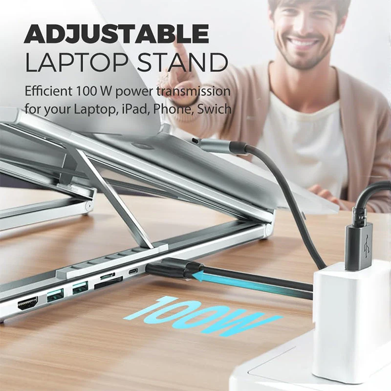 Sakerplus 8-in-1 USB-C Laptop Docking Station - Image 4