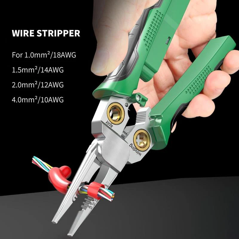 Sakerplus 8-in-1 Wire Stripper Twister