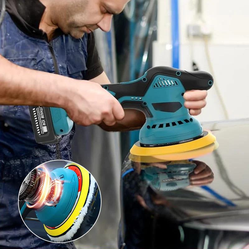 Sakerplus 8-Speed Cordless Car Polishing Machine - Image 11