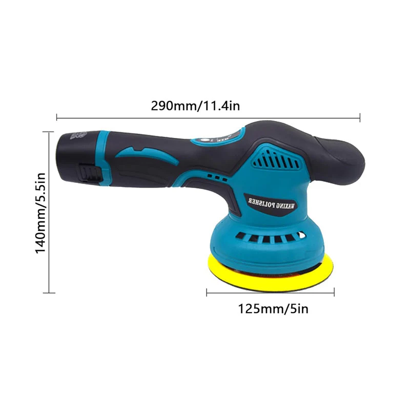 Sakerplus 8-Speed Cordless Car Polishing Machine - Image 12