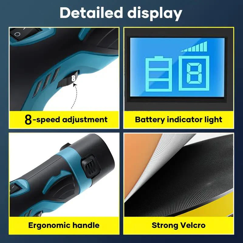 Sakerplus 8-Speed Cordless Car Polishing Machine - Image 6