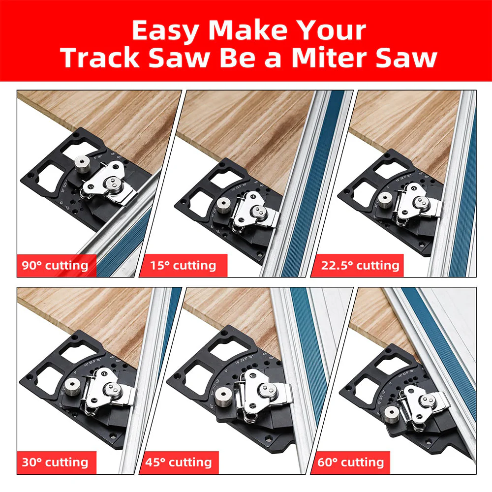 Sakerplus Adjustable Angle Track Saw Guide - Image 5