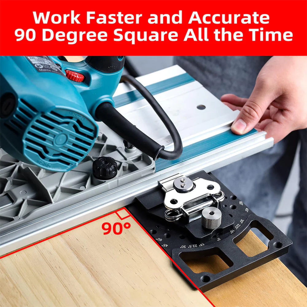 Sakerplus Adjustable Angle Track Saw Guide - Image 8