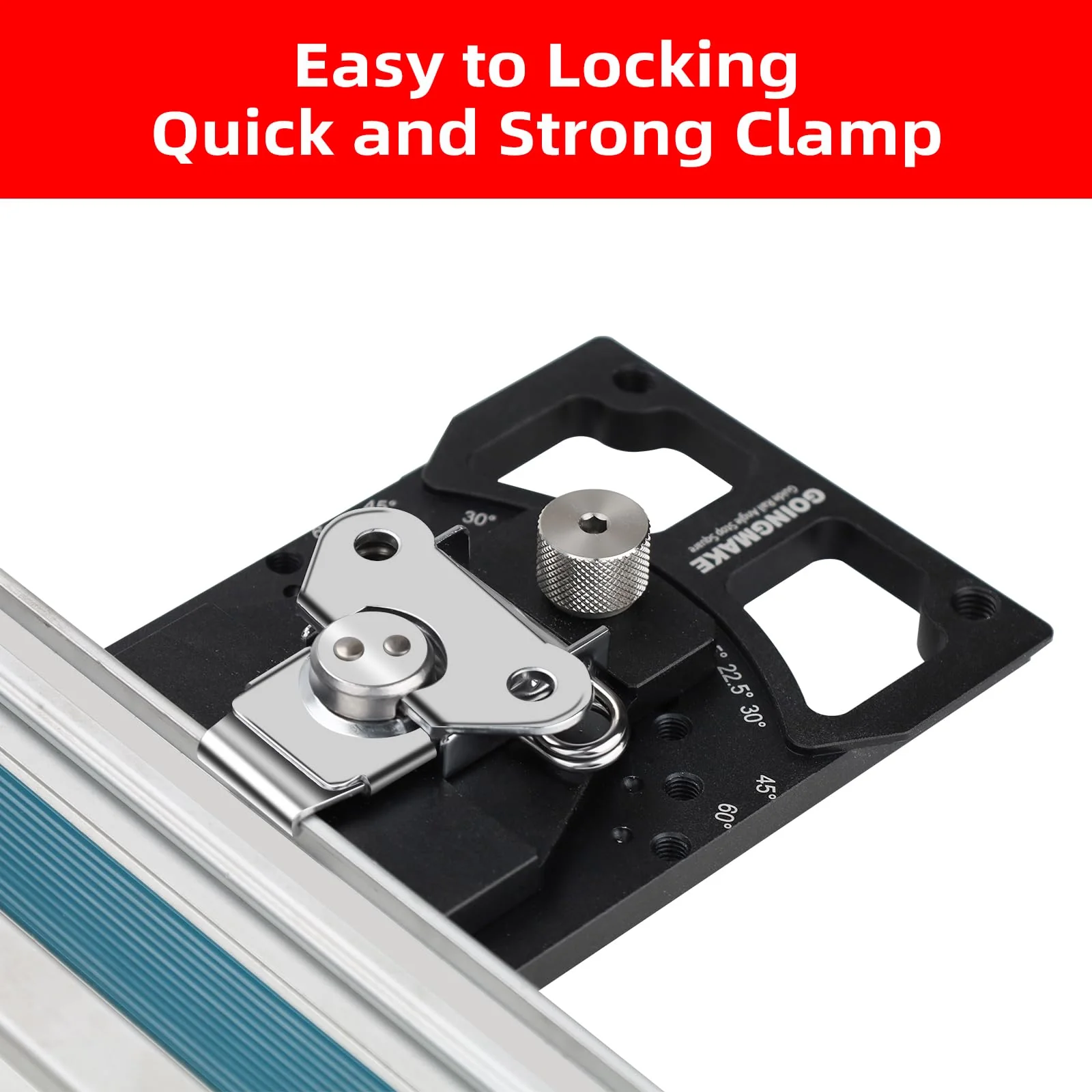 Sakerplus Adjustable Angle Track Saw Guide - Image 9