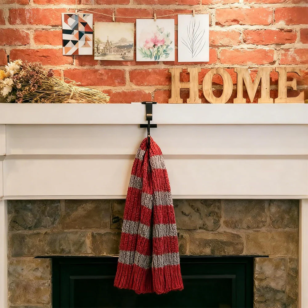 Sakerplus Adjustable Fireplace Garland And Stocking Hanger - Image 11