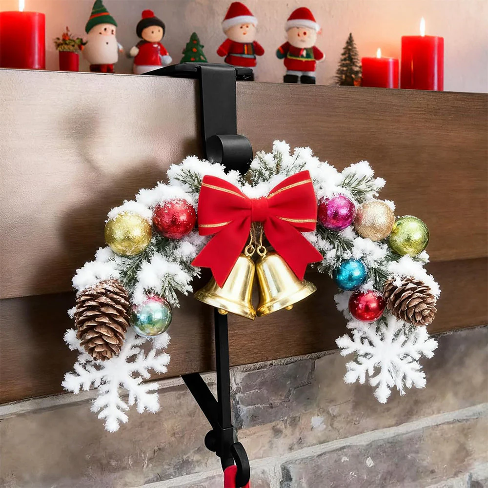 Sakerplus Adjustable Fireplace Garland And Stocking Hanger - Image 12