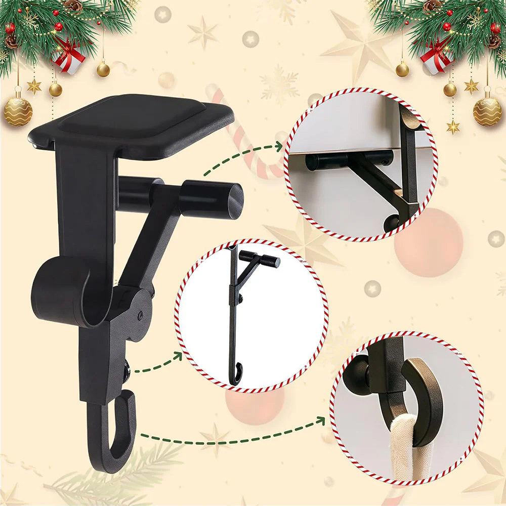 Sakerplus Adjustable Fireplace Garland And Stocking Hanger - Image 15