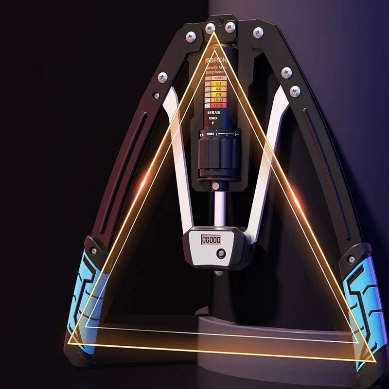 Sakerplus Adjustable Hydraulic Arm Strength Trainer (with LED counter) - Image 3