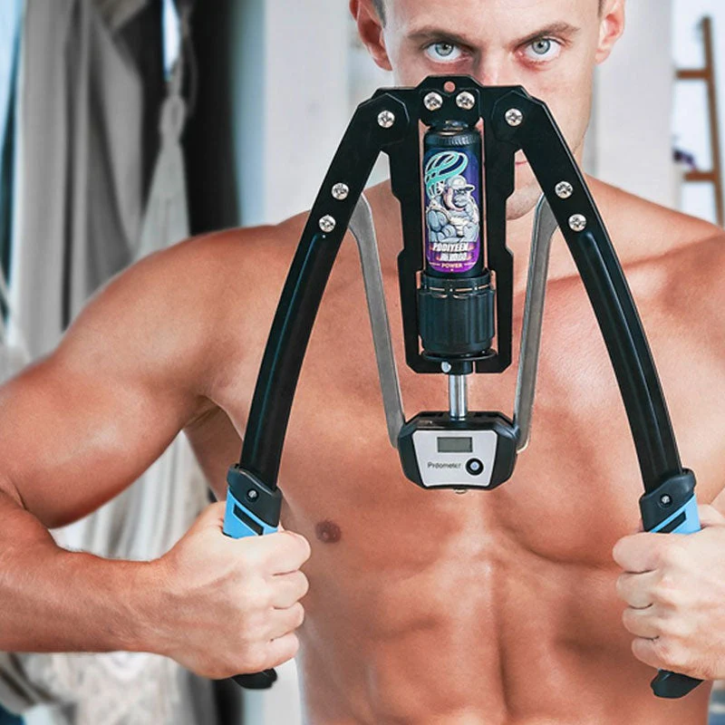 Sakerplus Adjustable Hydraulic Arm Strength Trainer (with LED counter) - Image 8