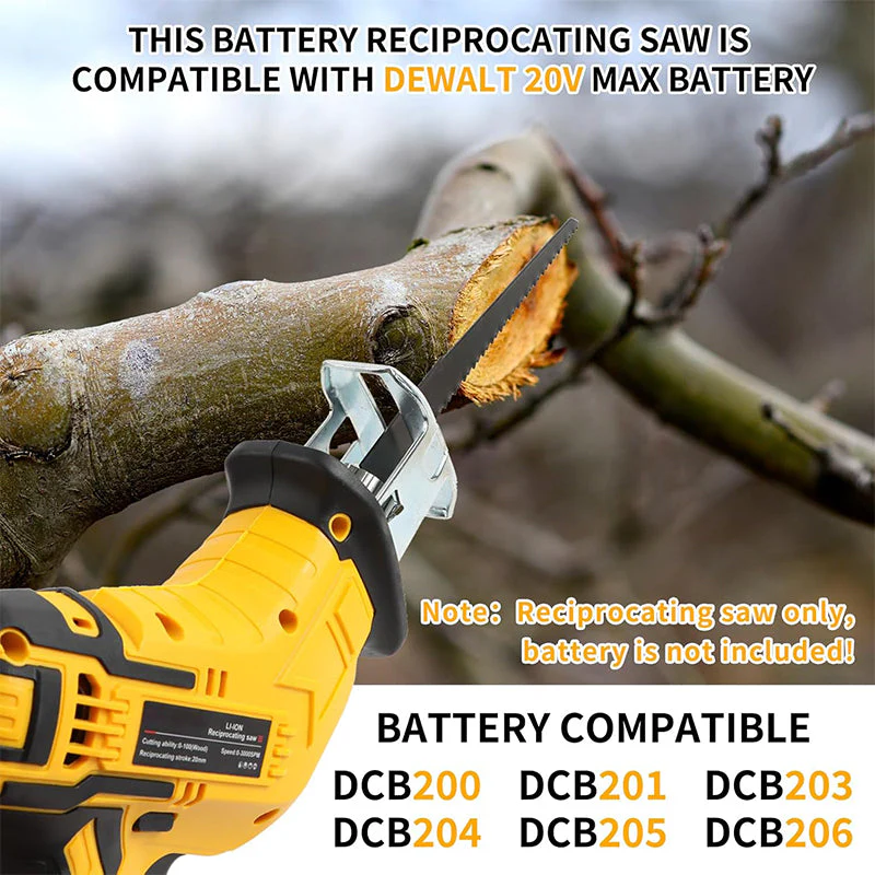 Sakerplus Battery-compatible wireless reciprocating saw - Image 5
